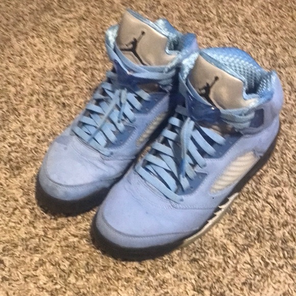 Jordan 5 Retro UNC University Blue - Picture 1 of 5